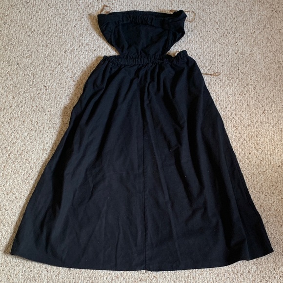 Petal and Pup Black Pamela Strapless and Open Back Dress Size Large - Picture 7 of 11